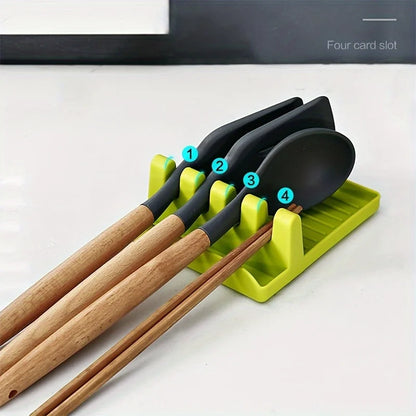 Spoon Holder Rack Non-Slip Kitchen Utensil Organizer