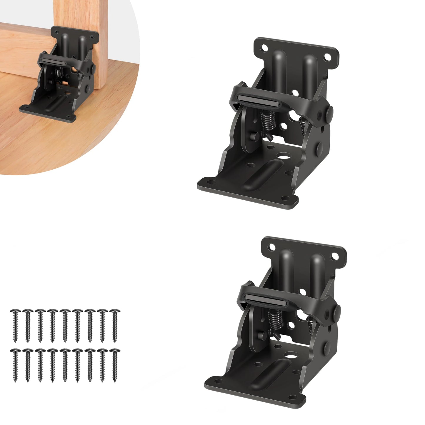 90 Degrees Self-locking Folding Hinge Anti-corrosion Invisible Connector