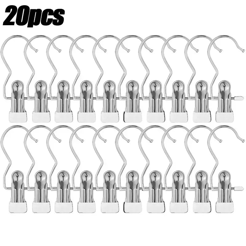 Multifunctional Stainless Steel Clothes Clip Hanger