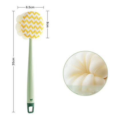 2-in-1 Bath Scrubber & Back Brush