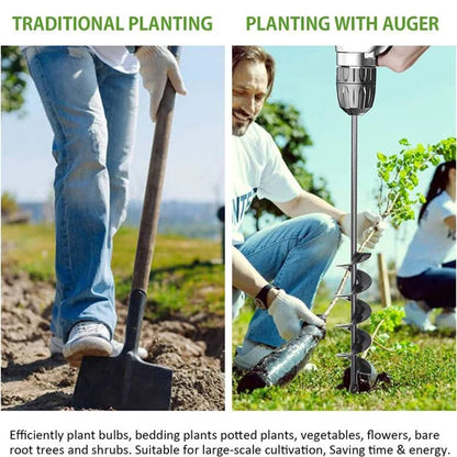 Garden Spiral Hole Drill Planter