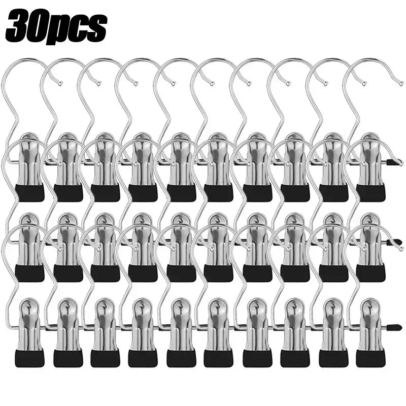 Multifunctional Stainless Steel Clothes Clip Hanger