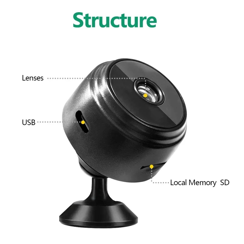 Mini Camera 1080P High Definition Wireless Remote Viewing Micro