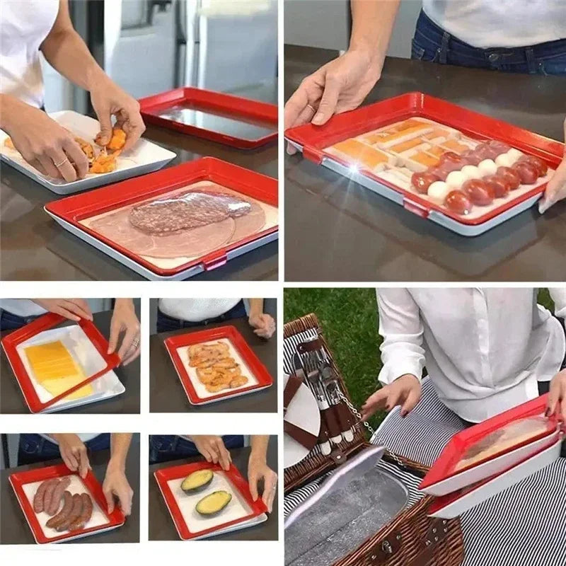 Food-Grade Vacuum Seal Freshness Storage Tray