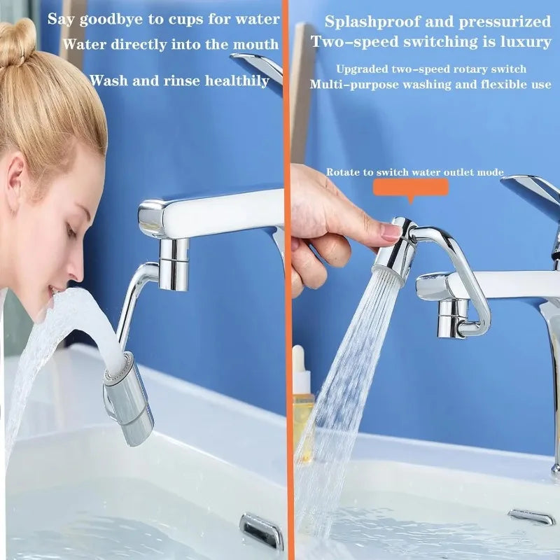 360° Rotatable Faucet Aerator Extension
