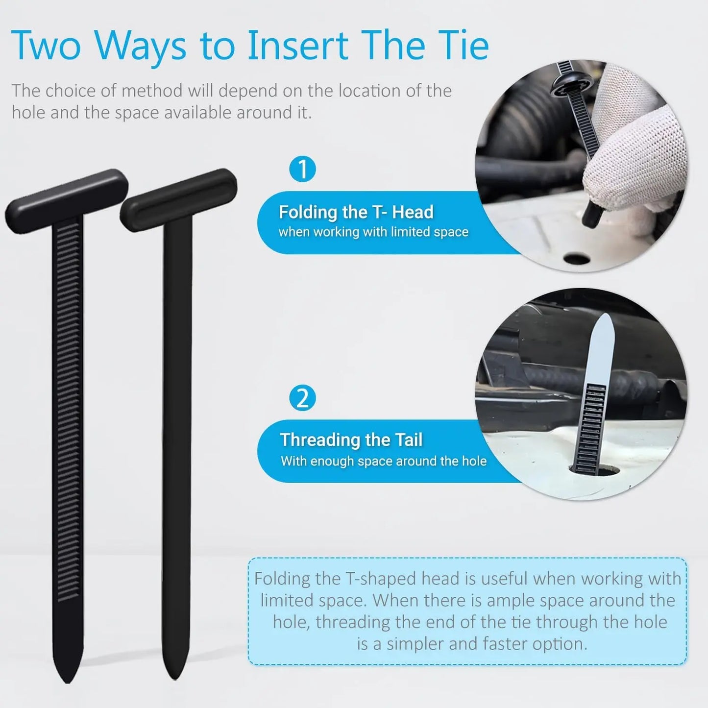 Nylon Universal Cable Tie Buckle