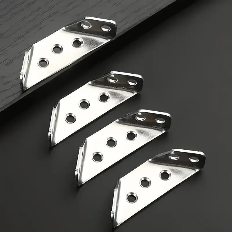 Stainless Steel Corner Connector Bracket with Screws