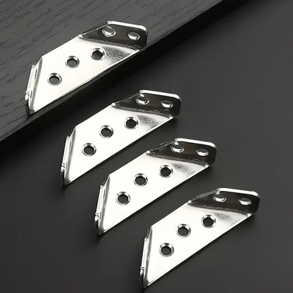 Stainless Steel Corner Connector Bracket with Screws