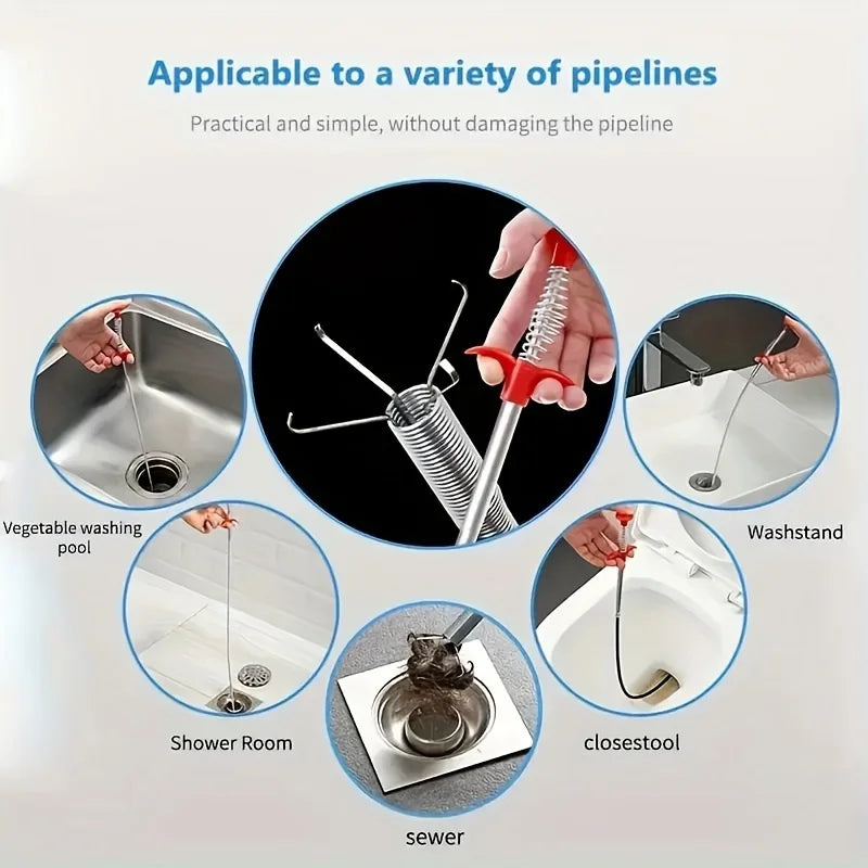 Multifunctional Kitchen Sink And Drain Cleaning Hook