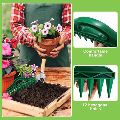 Durable Plastic Hand Dibbler Garden Seeder Tool