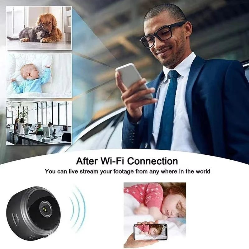 Mini Camera 1080P High Definition Wireless Remote Viewing Micro
