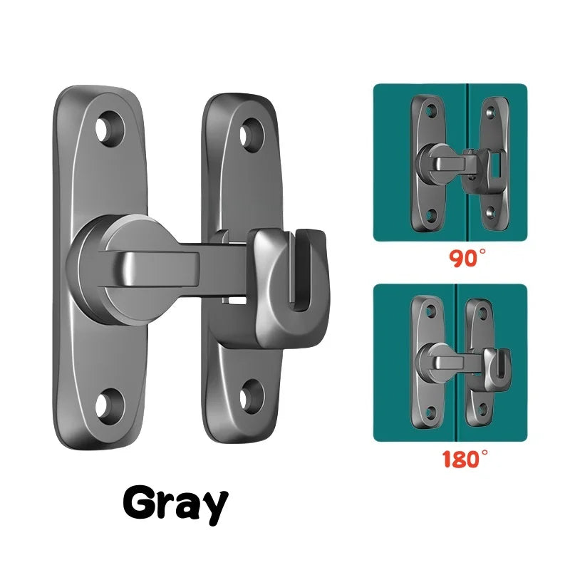 90/180° Degree Flip Barn Door Lock