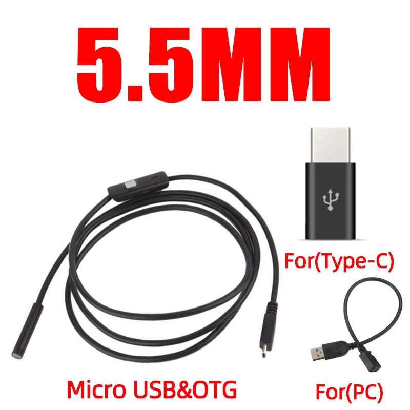 3-in-1 Endoscope Single Camera