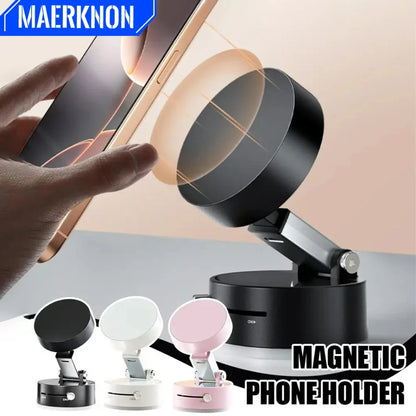 Vacuum Suction Magnetic Phone Stand
