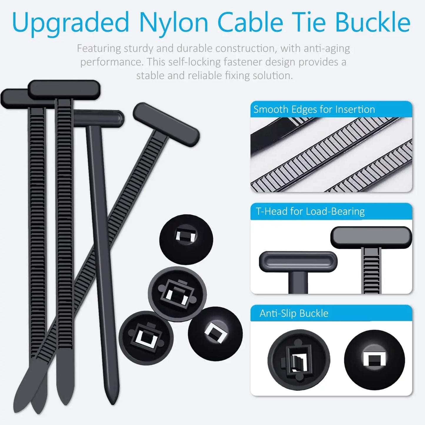 Nylon Universal Cable Tie Buckle