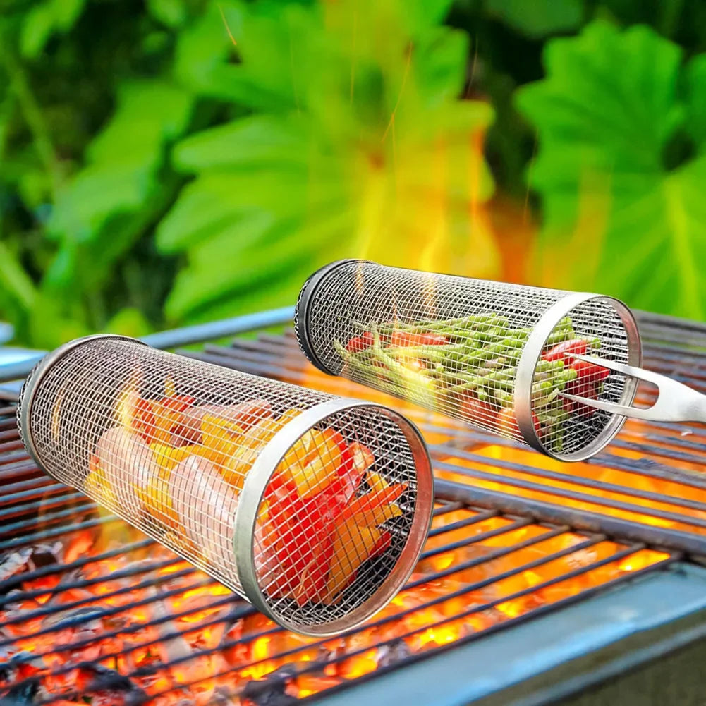 Rolling Grilling Basket