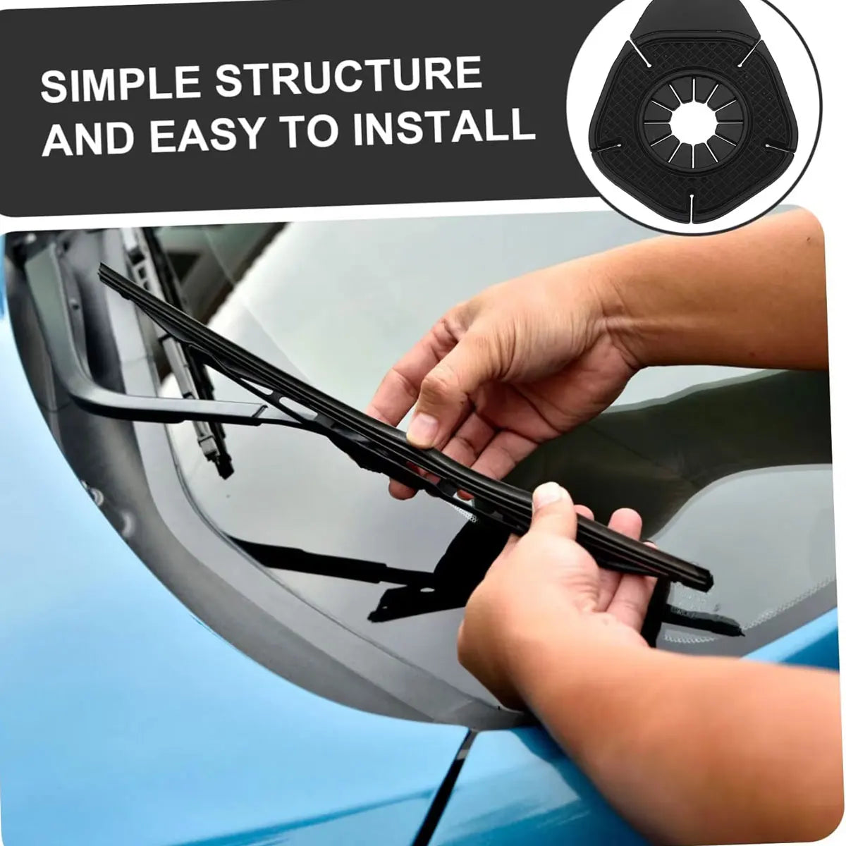 Car Wiper Arm Hole Silicone Protector Pads