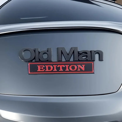 🚗 Old Man Edition Car Emblem