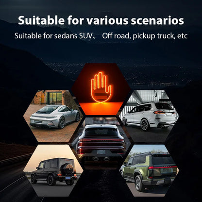 Car Light Hand Finger 🤚🤘👊