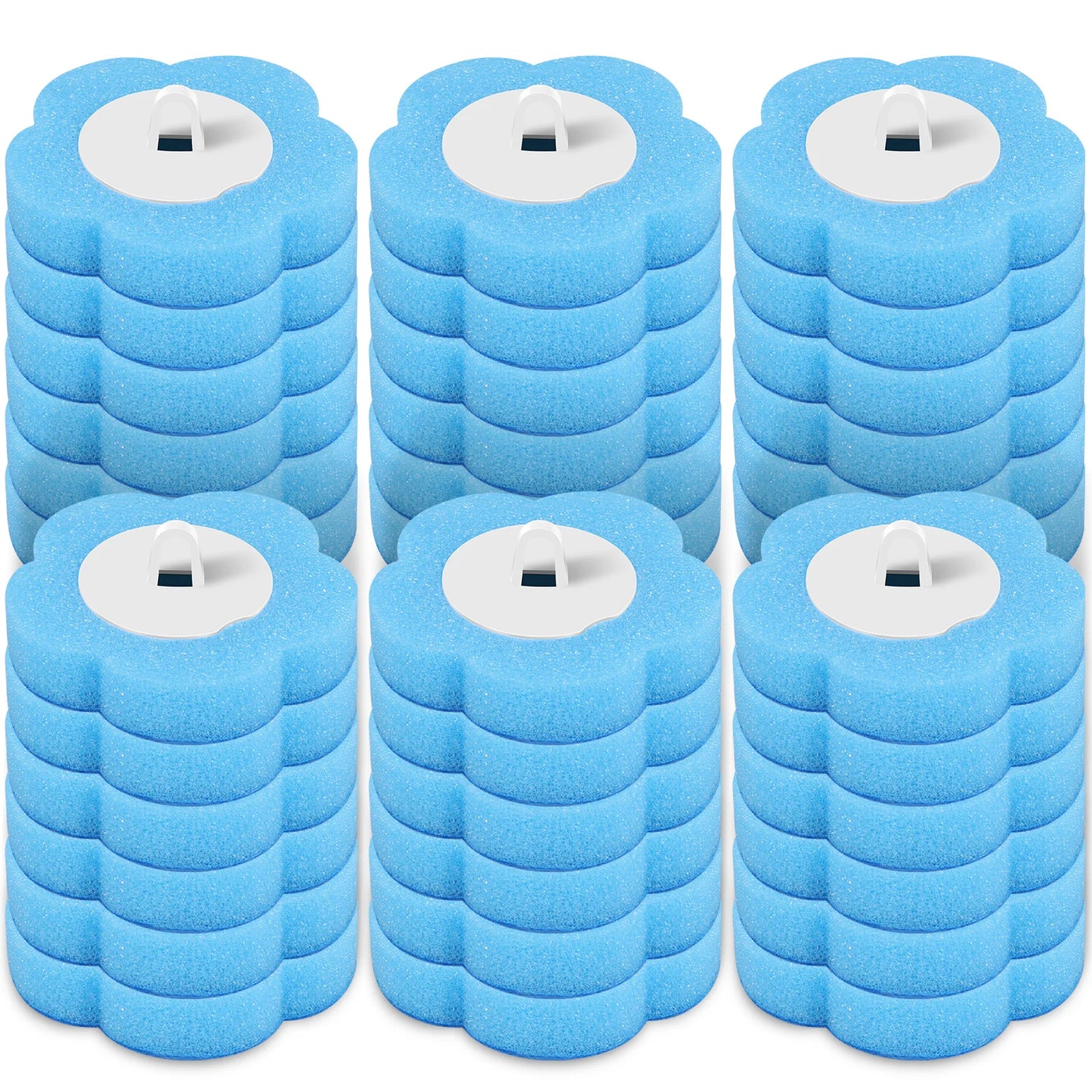 Toilet Scrubber Kit with Self-Cleaning Disposable Pads