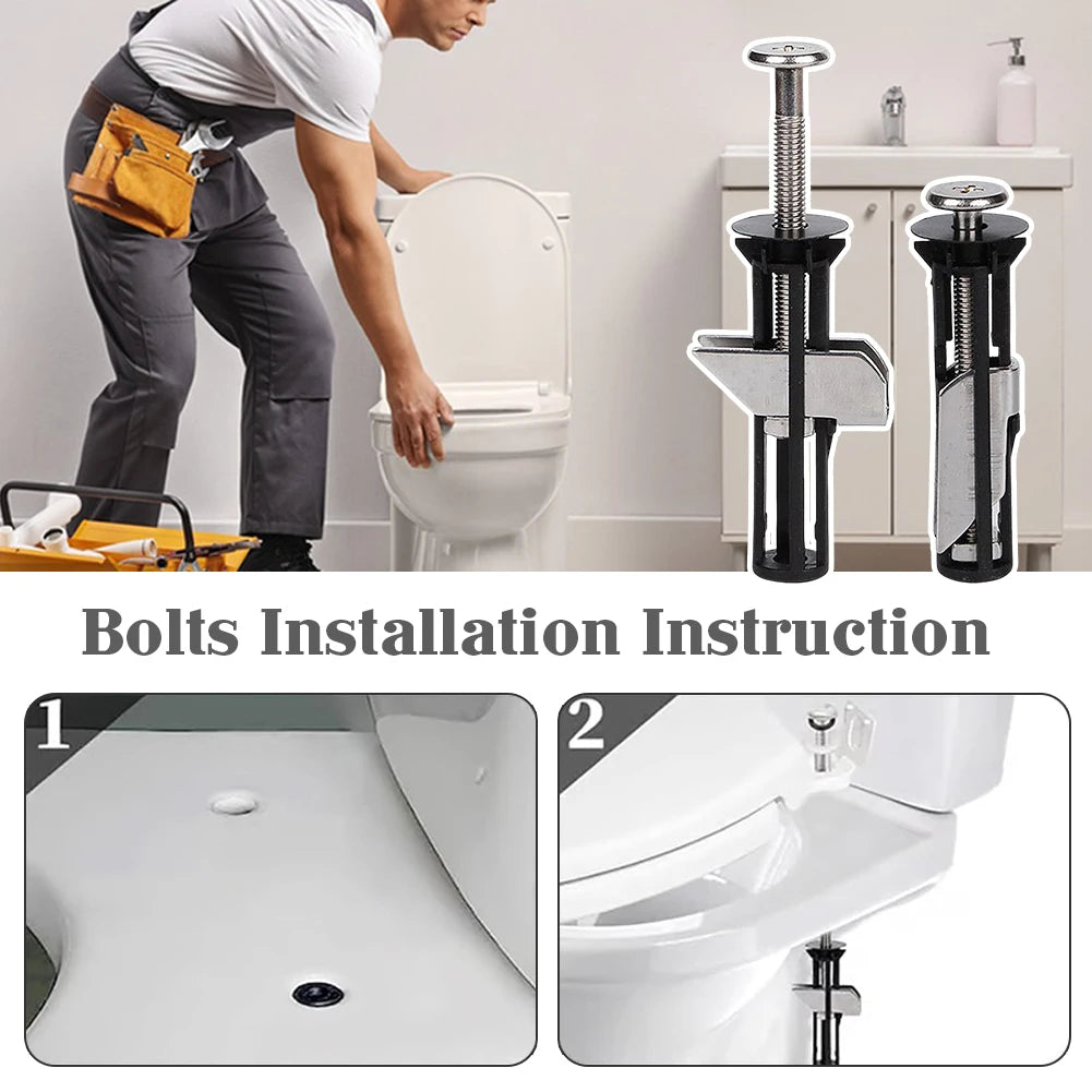 Heavy Duty Toilet Seat Fastener Bolt kit