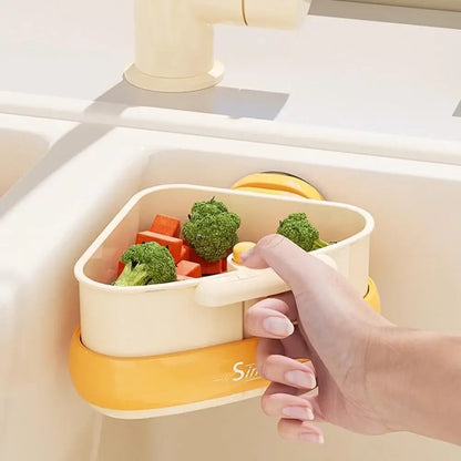 Suction Cup Sink Corner Rack