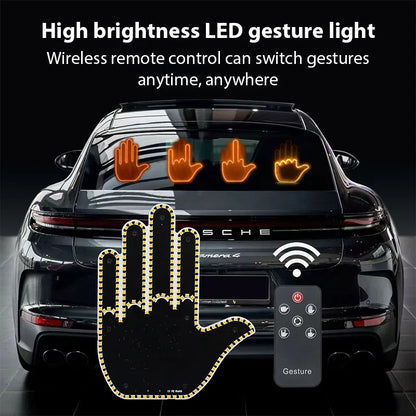 Car Light Hand Finger 🤚🤘👊