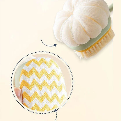 2-in-1 Bath Scrubber & Back Brush