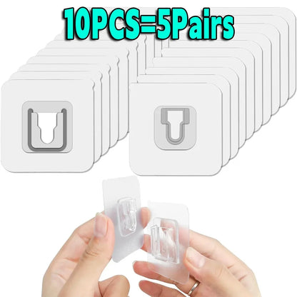 Transparent Double-sided Adhesive Wall Hooks