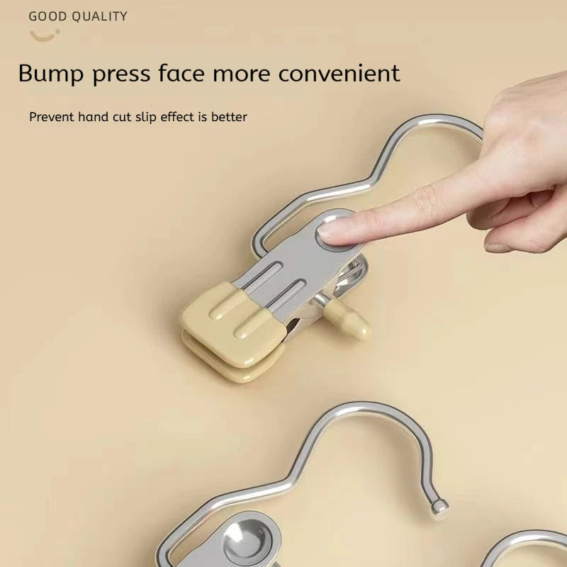 Multifunctional Stainless Steel Clothes Clip Hanger