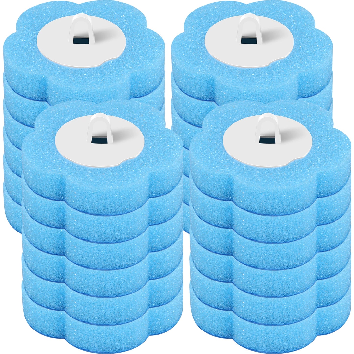 Toilet Scrubber Kit with Self-Cleaning Disposable Pads