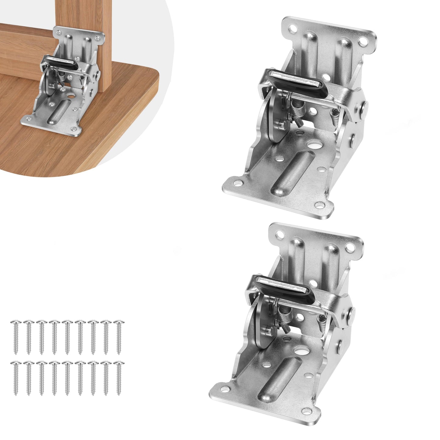 90 Degrees Self-locking Folding Hinge Anti-corrosion Invisible Connector