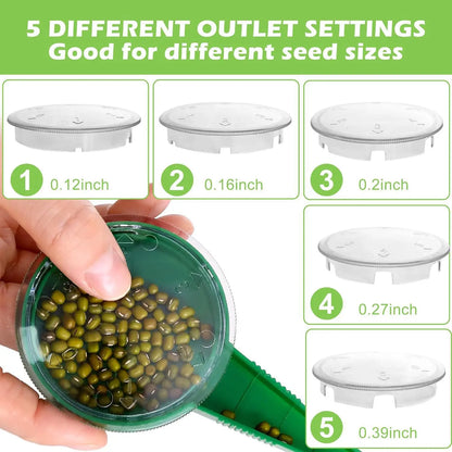 Durable Plastic Hand Dibbler Garden Seeder Tool