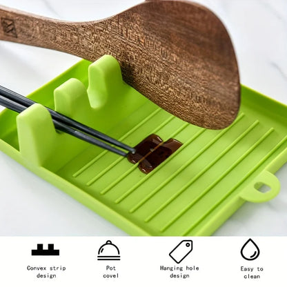 Spoon Holder Rack Non-Slip Kitchen Utensil Organizer