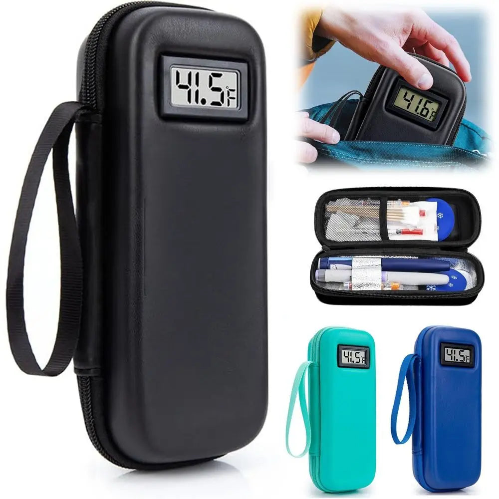Insulin Cooler Travel Case with Temperature Display