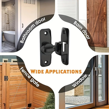 90/180° Degree Flip Barn Door Lock