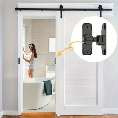 90/180° Degree Flip Barn Door Lock