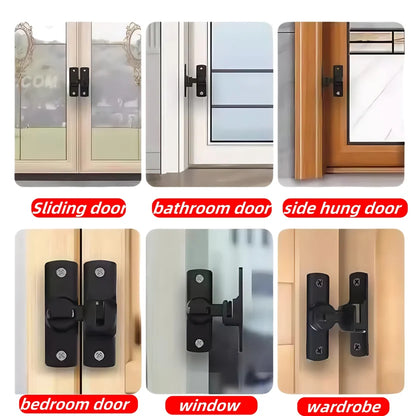 90/180° Degree Flip Barn Door Lock